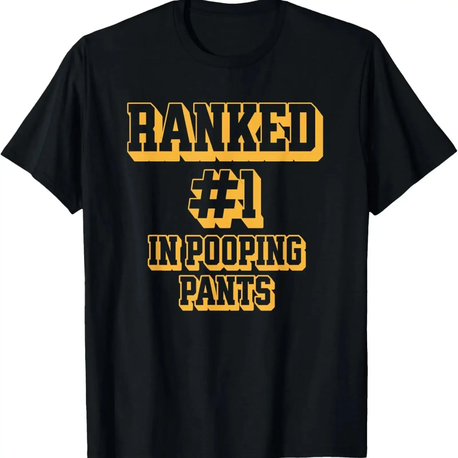 Ranked 1 in Pooping Pants Funny Toilet Adult Humor Meme T Shirt vintage Washed Soft Stylish Comfortable Stretched Casual