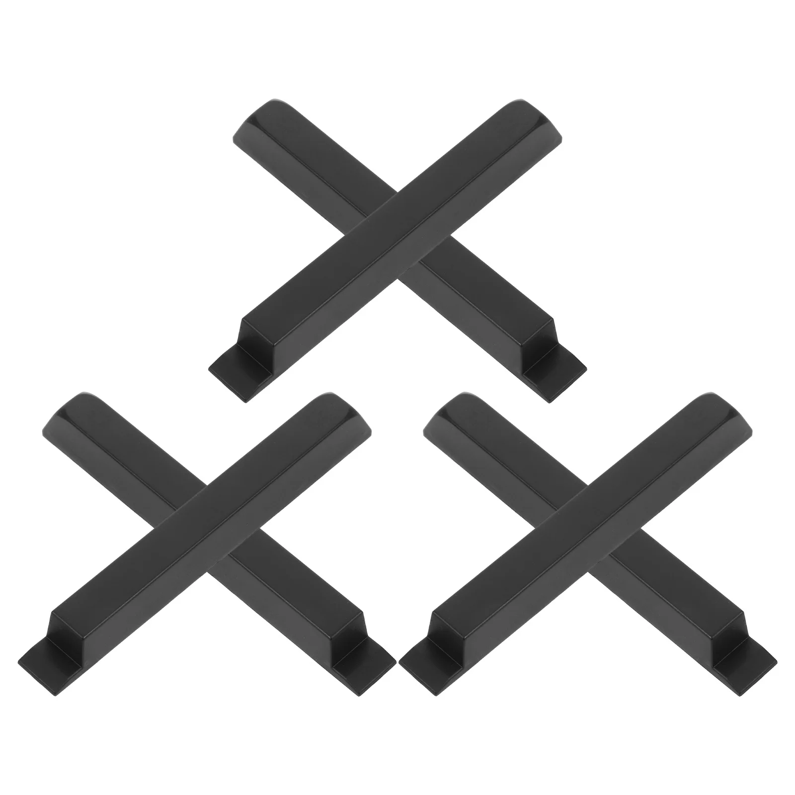 

6Pcs Piano Keytops Glossy Black Universal Piano Repair Parts Replacement Accessories for Keyboard Maintenance Keyboard Parts