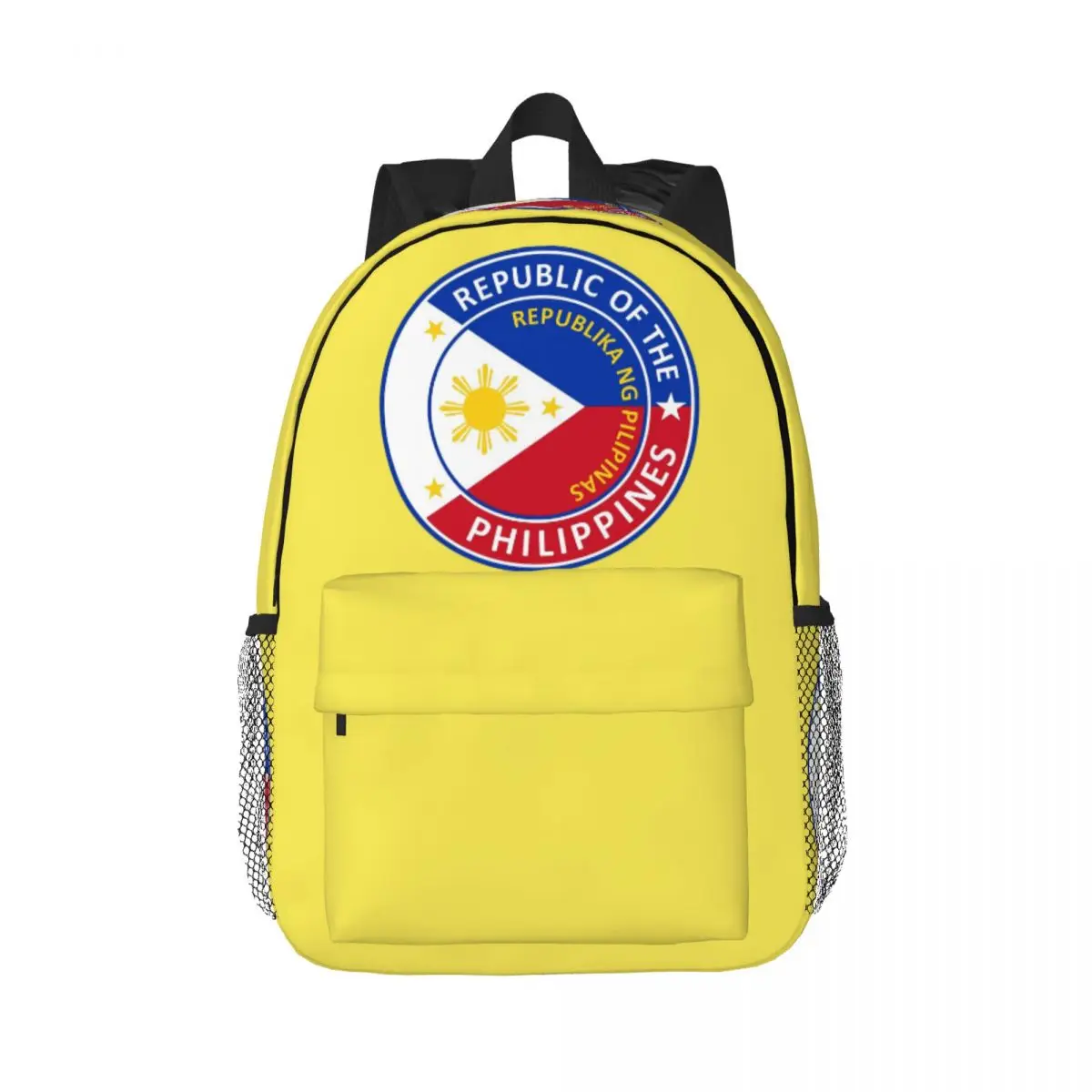 

Republic Of The Philippines Flag Backpack Hot Sale Daypack Large Capacity Boy Girl BookBag Shoulder Bag for Men Women School Bag