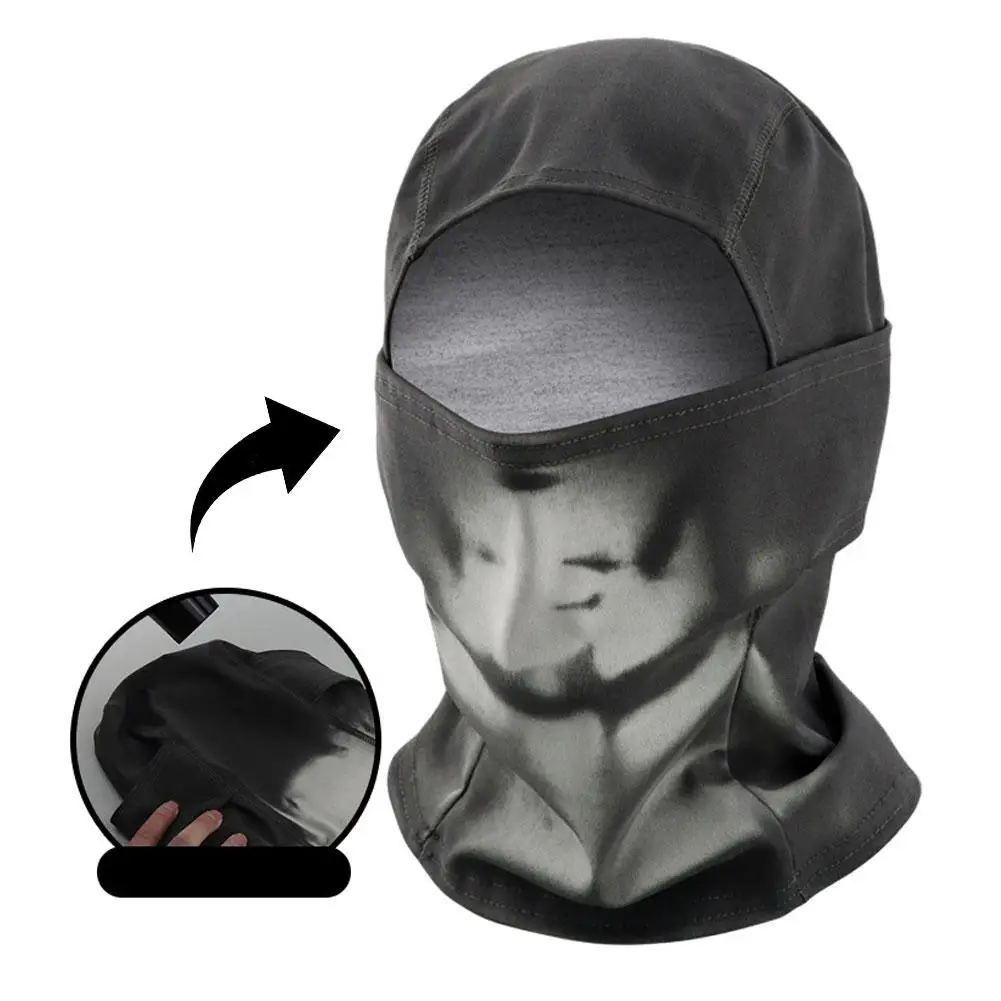 UPF50+ Sonnenschutz-Sturmhaube Farbwechselnde Atmungsaktive Fahrradmaske Thermosensitive Ski-Gesichtsmaske für Männer und Frauen – Detail 9