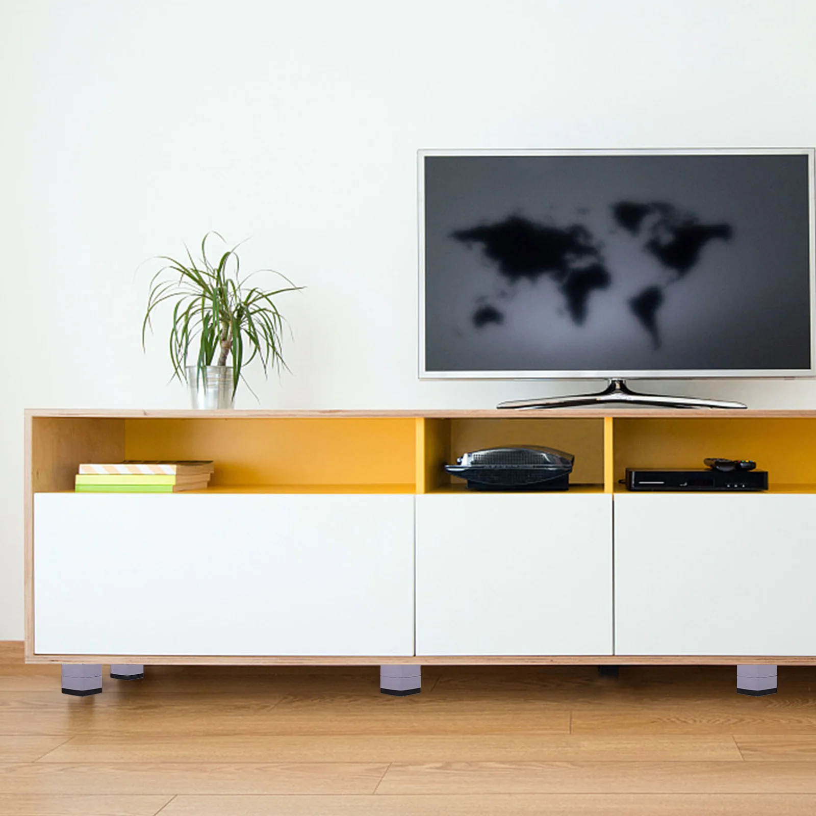 Resistente à umidade Bed Foot Risers, sofá de elevação, levantadores de mesa de plástico, 2 pcs