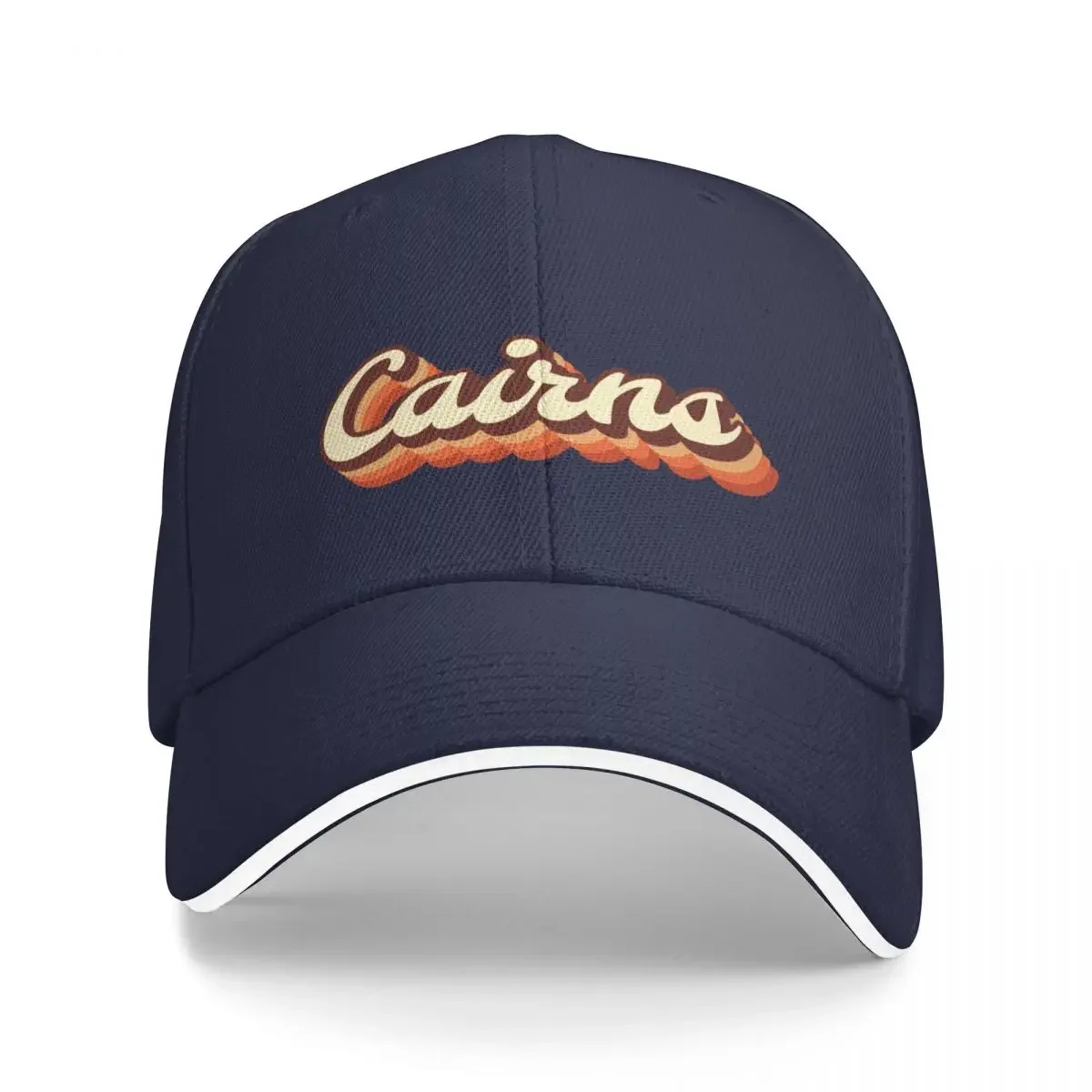 Cairns Australia - 70s Retro Vintage Aesthetic Typography Baseball Cap Golf Hat Streetwear Sunhat Hats Woman Men'S