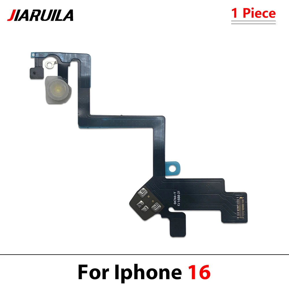 10Pcs, LED Flash Light Connector Camera FlashLight Flex Cable Repair For iPhone 16 Pro Max 16 Plus 15 Pro Max 15 Plus 15 Pro