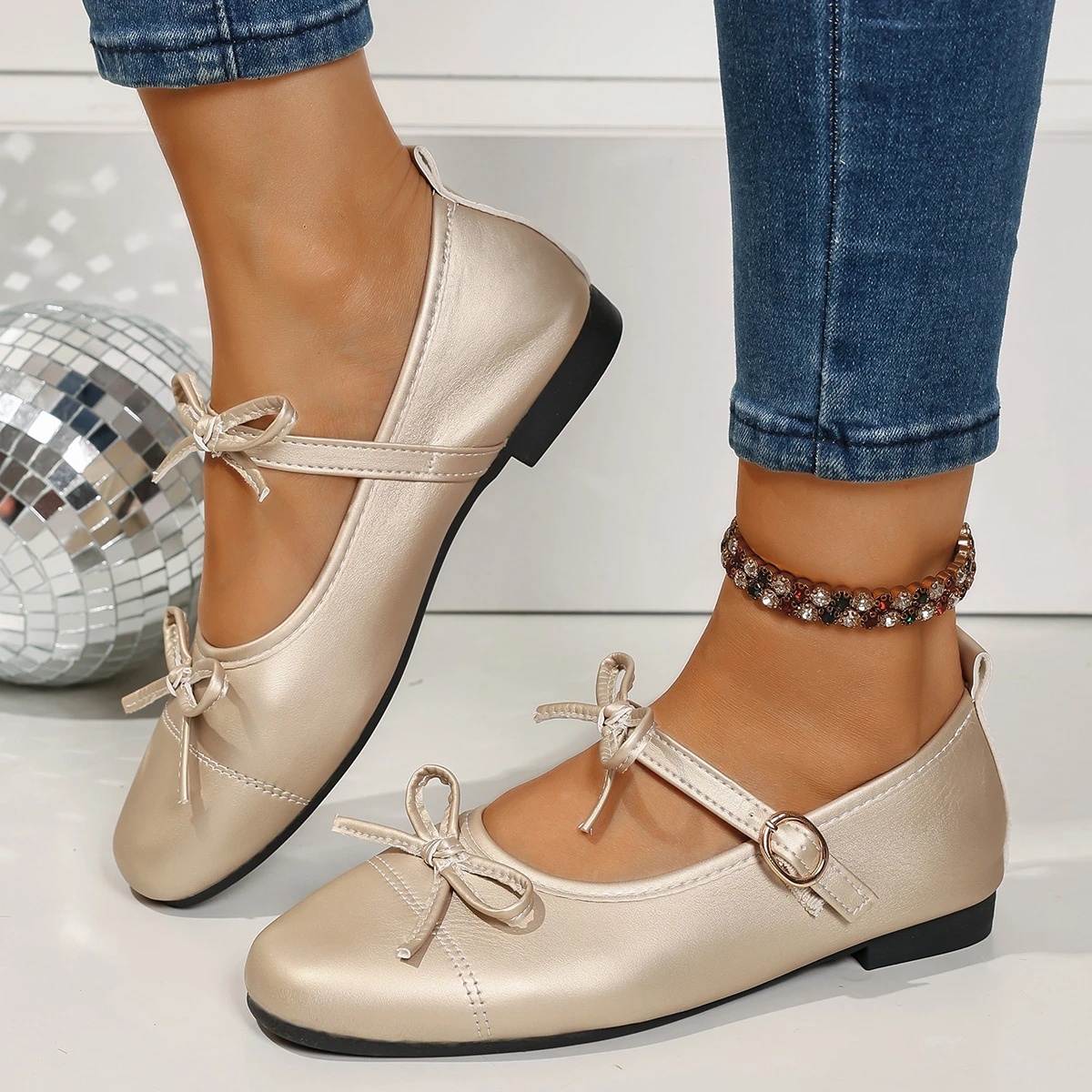 

Women Sneakers 2025 New Spring Autumn Mary Jane Shoes Fashion Shallow Round Toe Shoes Ladies Elegant Outdoor Sneakers Women