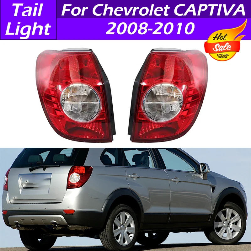 For Chevrolet CAPTIVA 2008 2009 2010 Left Right Car Rear Bumper Tail Light Assmbly Tail Stop Brake Stop Warning Light Rear Lamp