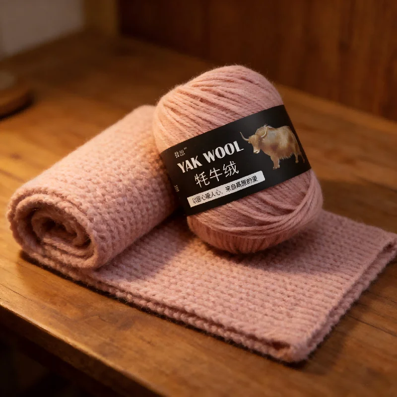 

Высококачественная пряжа из смесовой пряжи премиум-класса (100 г), меринос-як, мягкая, для вязания крючком и спицами, для детских свитеров