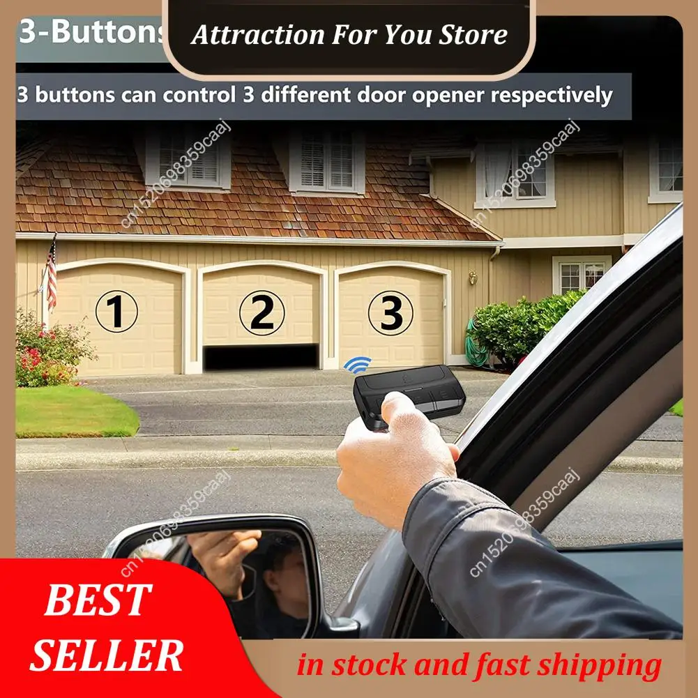 Hot Selling 280Mhz-868Mhz Remote Control Garage Door Opener Multi Frequency Code Garage Remote Control Duplicator Transmitter