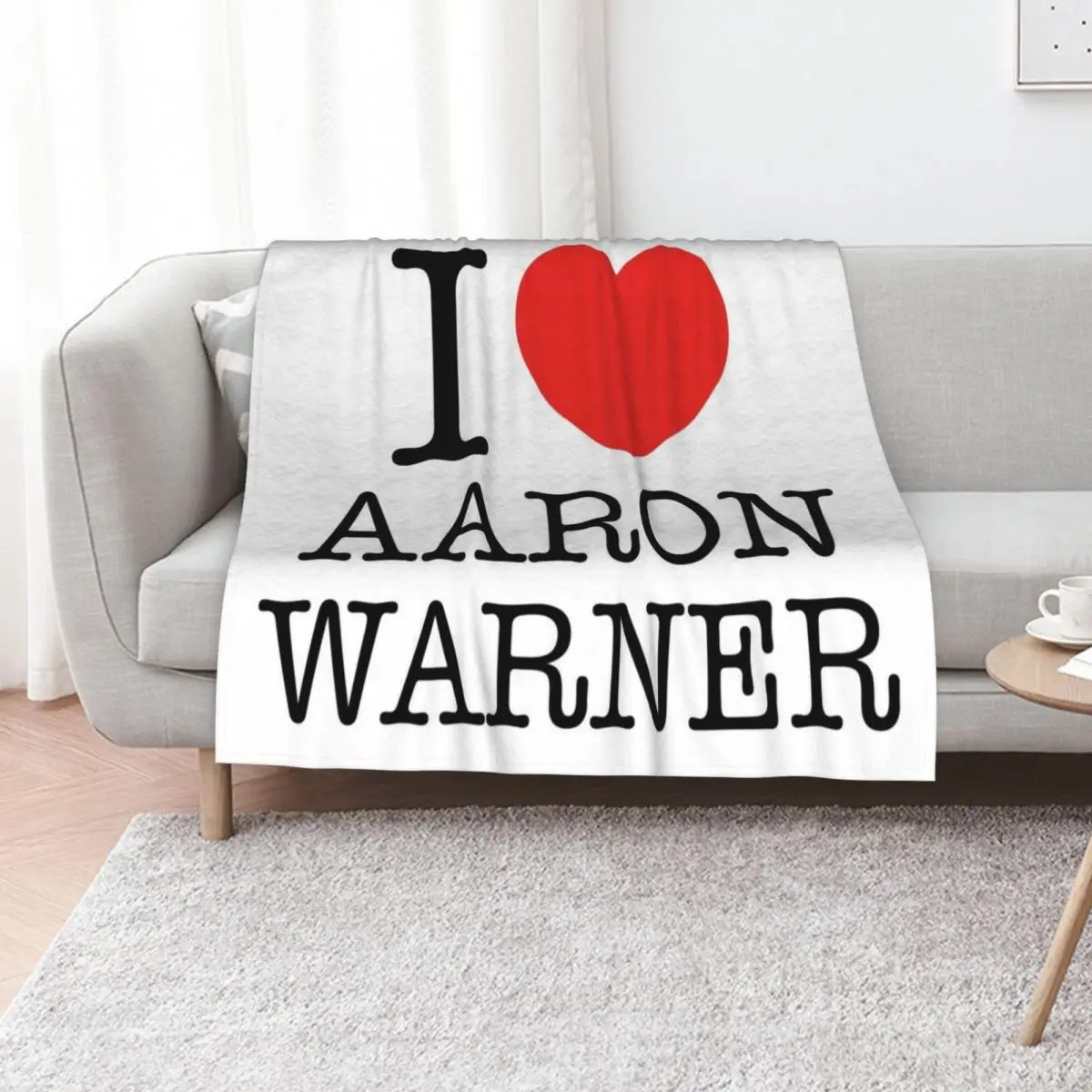 

I heart aaron warner Throw Blanket Blankets Sofas Of Decoration decorative Cute Plaid Comforter Blankets