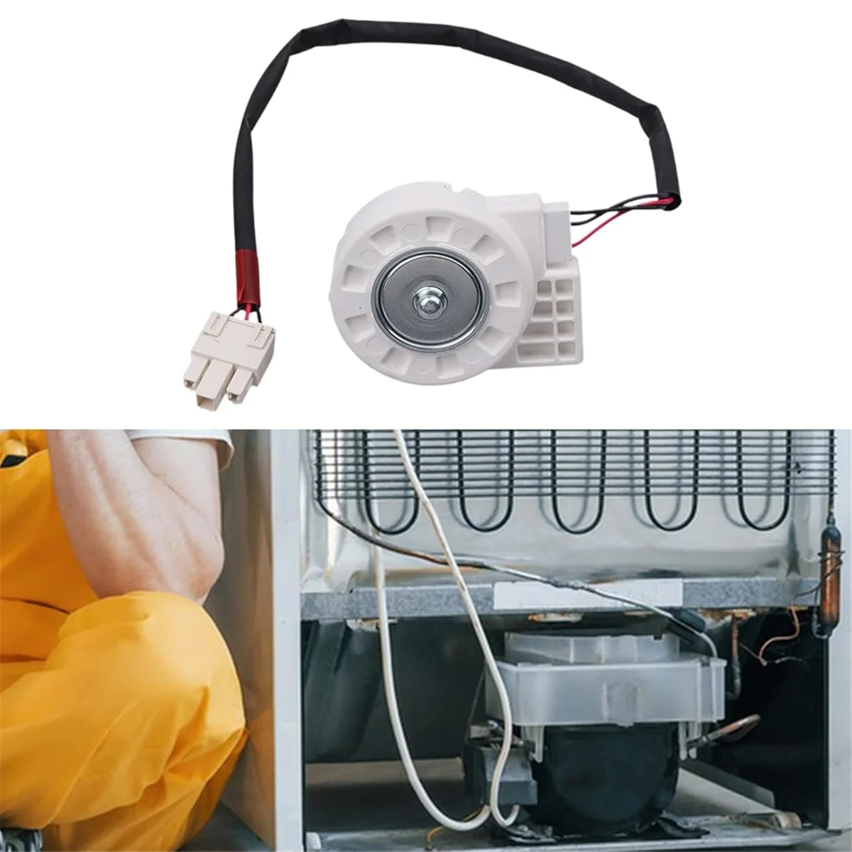 A97G 50240401000K محرك مروحة الثلاجة لمعدات مرفق الثلاجة محرك مروحة التجميد DC12V 4.5W