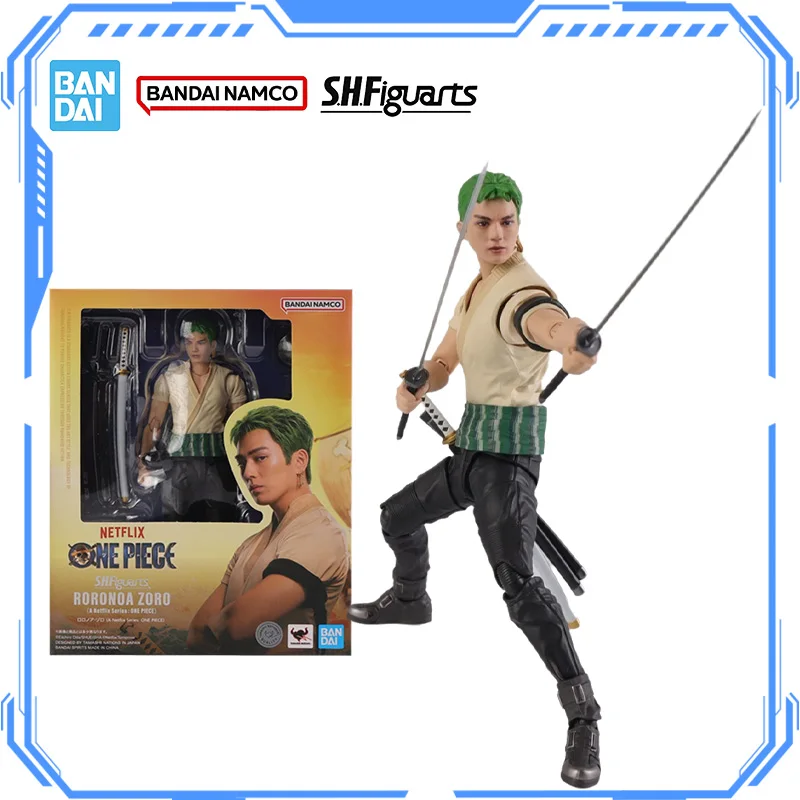 

Оригинальная фигурка Bandai, цельная модель сезона 1, комплект SHF Roronoa Zoro, коллекция экшн-фигурок, модель для мальчиков, игрушки, подарки