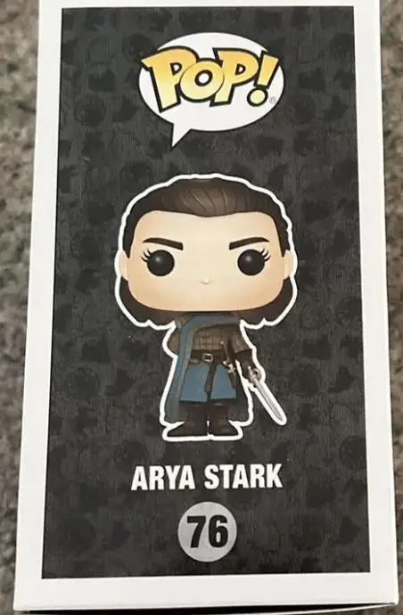 FUNKO POP Juego de ARYA STARK Tronos 76 #   Figura de vinilo muñeca PVC figura de acción modelo juguete juguetes coleccionables regalos