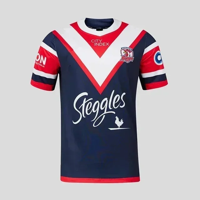 Maillot d'Entraînement SYDNEY ROOSTERS pour Homme, Commémoration ANZAC, Taille S--5XL, Sydney Roosters 2024 Home Jersey 2023/2024