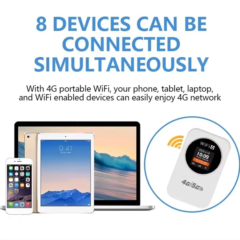 300Mbps 4/5G Portable Wireless Wifi Router Wifi 6 Sharing Box Pocket Wifi Mobile Hotspot Router LTE Mini Wifi Router-ABIU