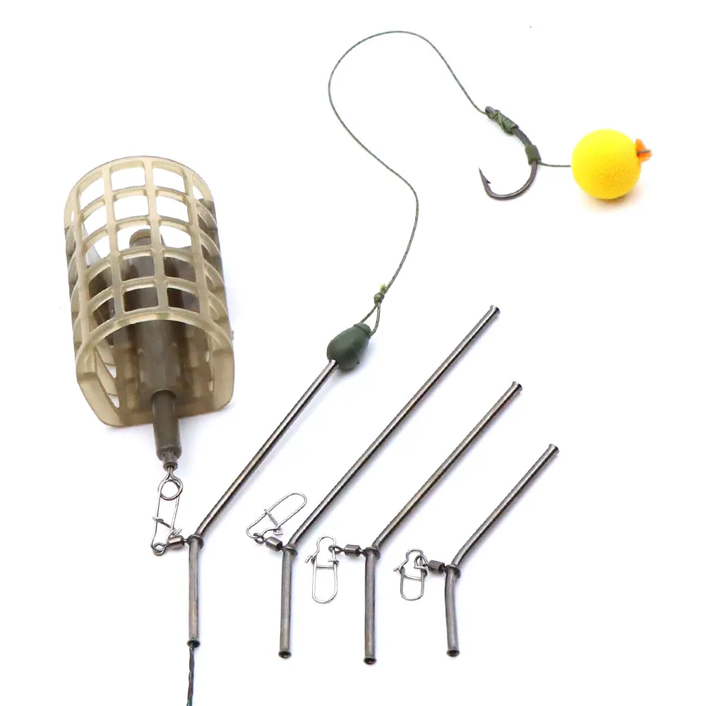 3 Peças Ferramenta de Pesca de Carpa Anti-Emaranhamento Leger Boom para Method Feeder, Equipamento para Cesto de Isca, Conectores Giratórios de Pesca e Acessórios de Ponta