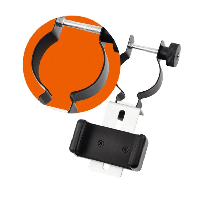 Telescopio per microscopio con supporto per staffa a clip per adattatore universale per telefono cellulare