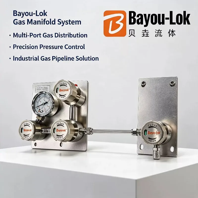 Multi-channel Gas Control Valve Module For Argon CO2 Helium Acetylene SUS316 Stainless Steel High Pressure Gas Regulator