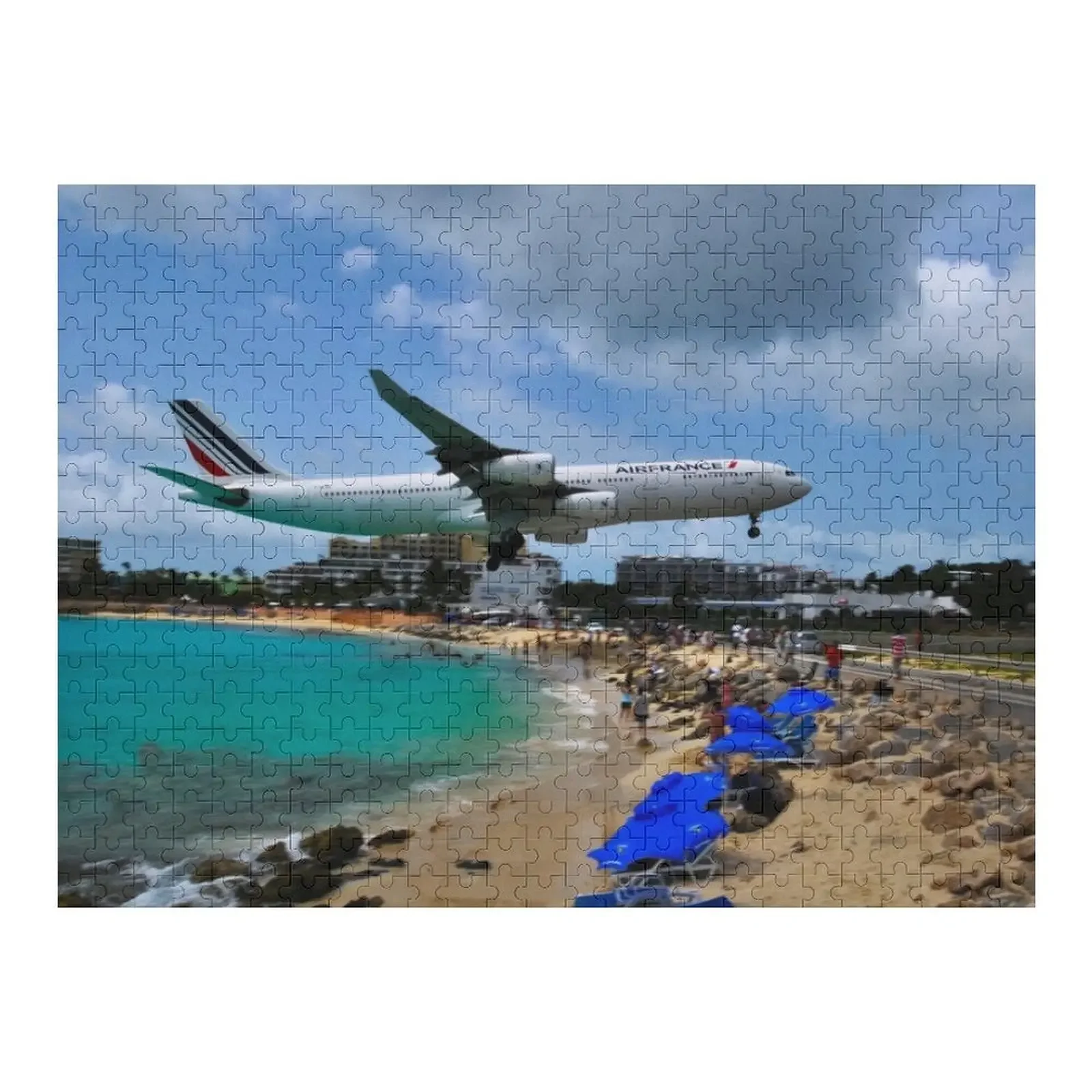 

Maho Beach ,Sint maarten ,airport Jigsaw Puzzle Personalized For Kids Personalized Gift Customizable Gift Puzzle