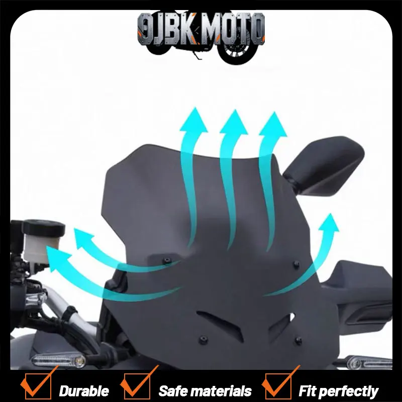 

For YAMAHA MT09 TRCAER 9 / GT Motorcycle Sport Windshield Front Windshield Front Cowling Spoiler Air Deflector with Vent
