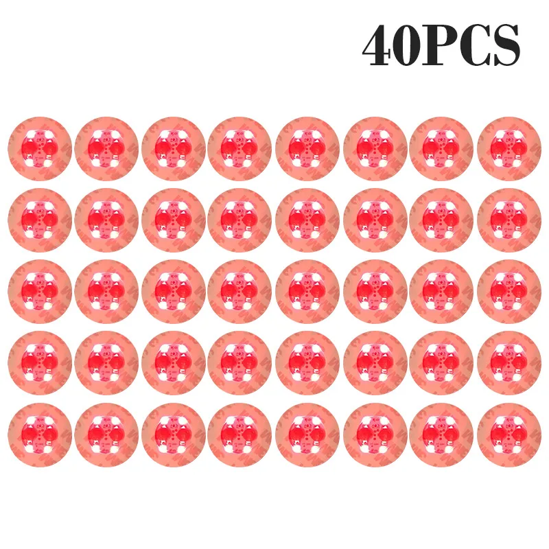 100 Stuks LED Servies Mat Cup Lichtgevende Sticker Kleurrijke Knipperende Fles Sticker Lichtgevende Coaster Kraam Bar Licht