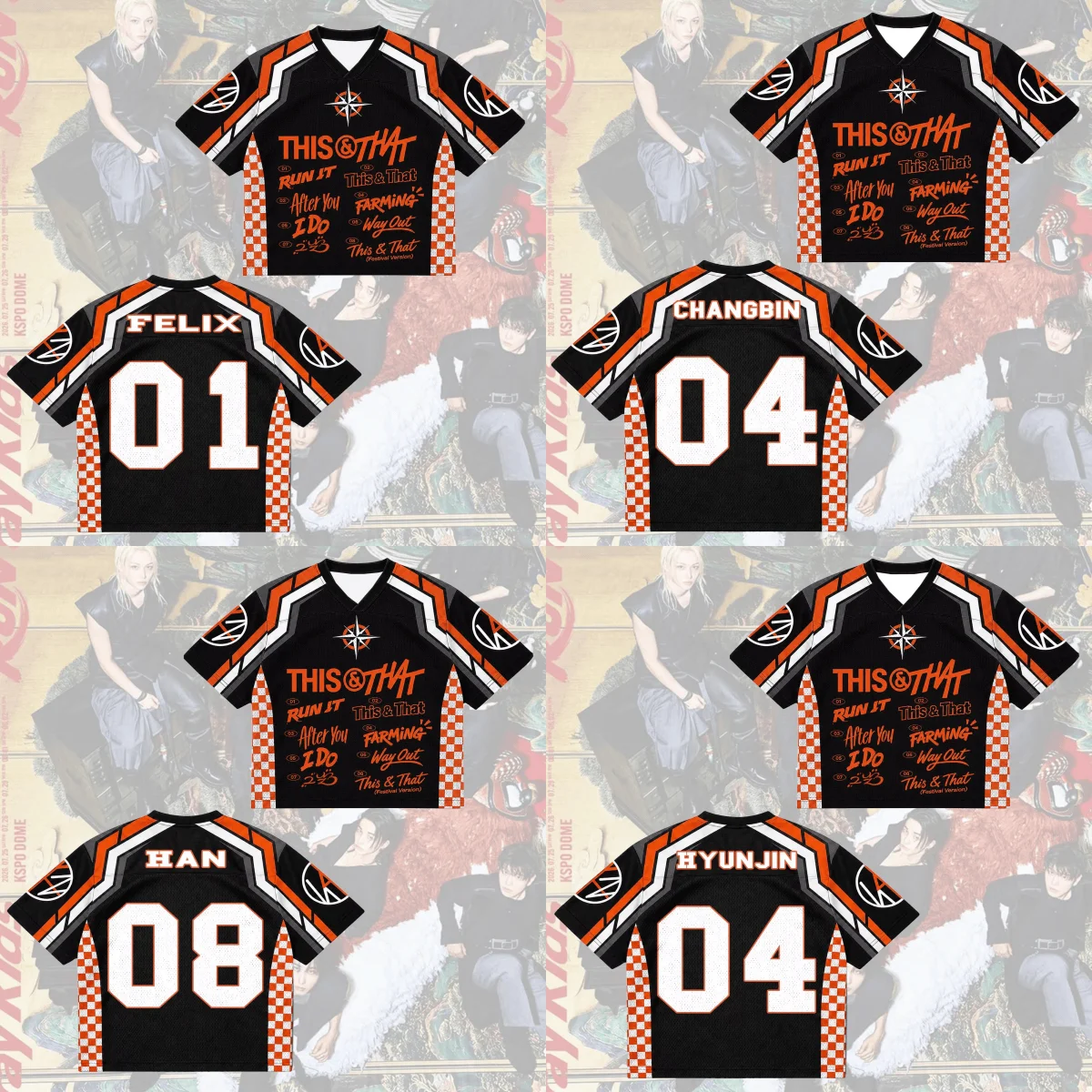 2026 Summer Men's Women's Shirt Stray Kids This & That 2026 Playlist 3D Printed Sports T-Shirt Quick Drying Breathable Clothing