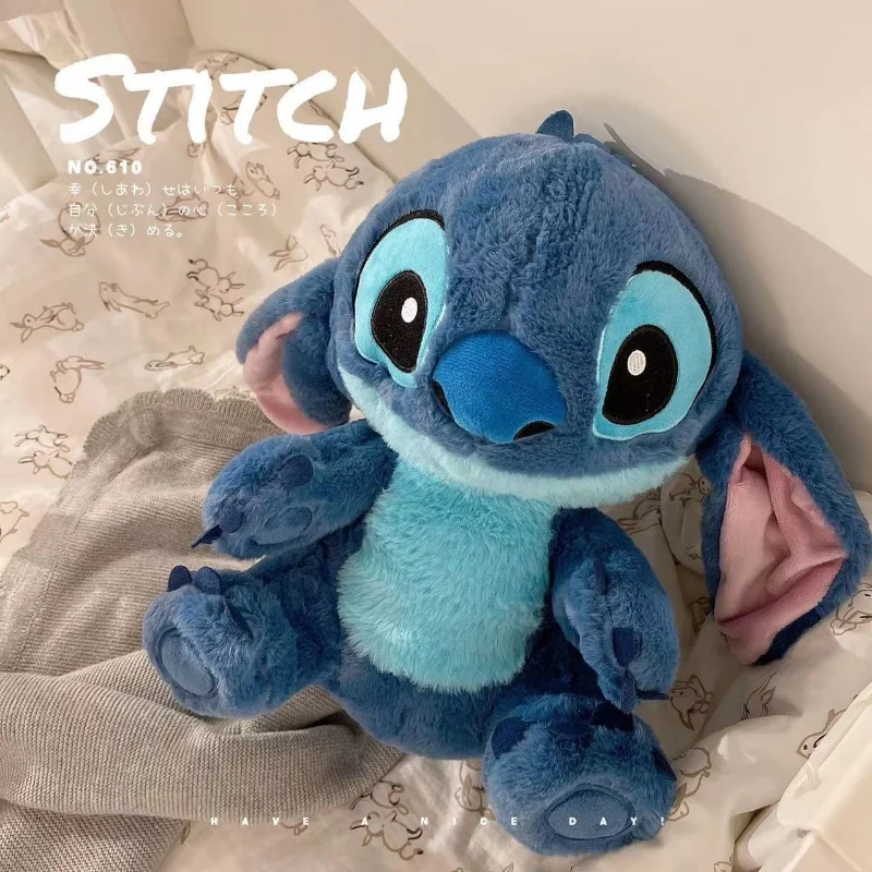 35cm/45cm Cute Living Room Stitch Plush Doll Large Doll Lilo and Stitch Room Plush Toy Children's Bedroom Pillow Birthday Gifts