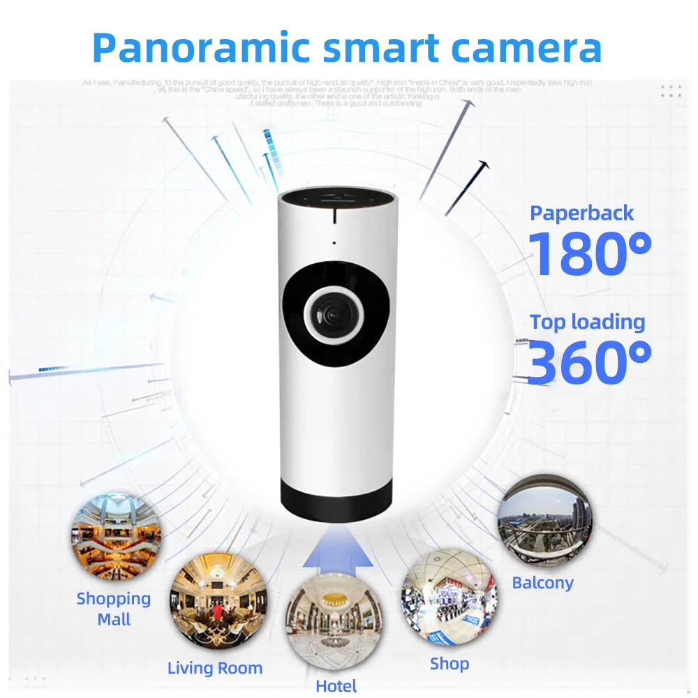 V380 Wireless WiFi Surveillance Camera Waterproof WiFi IP Camera Home Security Camera Interface PIR Two-Way Talk Night Vision