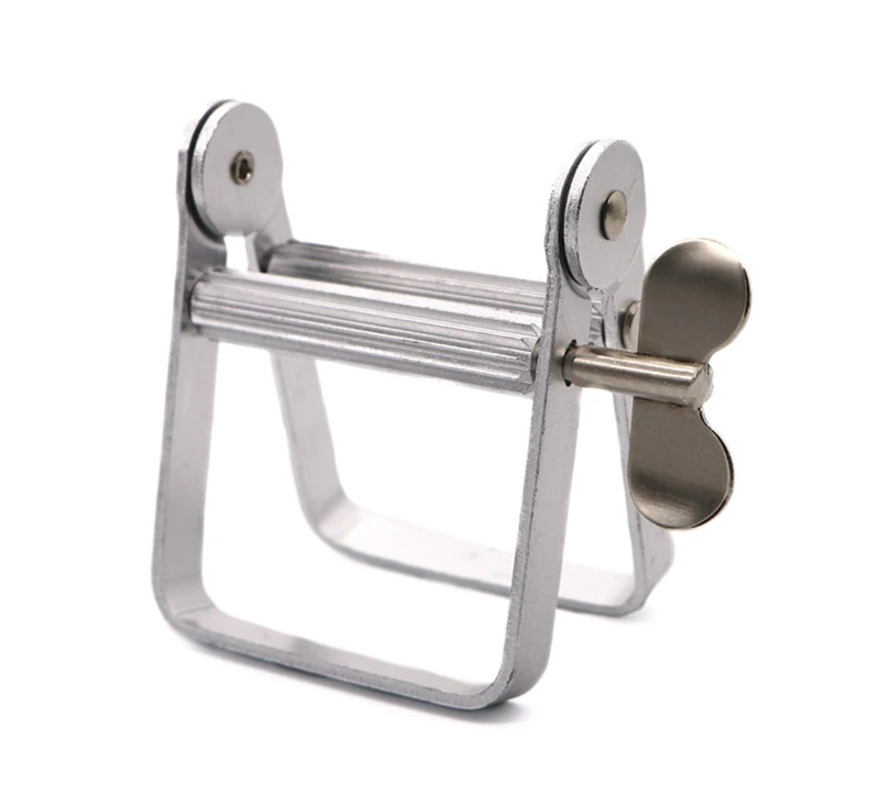 1PC Squeezer Toothpaste Squeezing Tool Manual Metal Squeezing Tool Hairdressing Dyeing Pigments Toothpaste Clip Stainless Steel