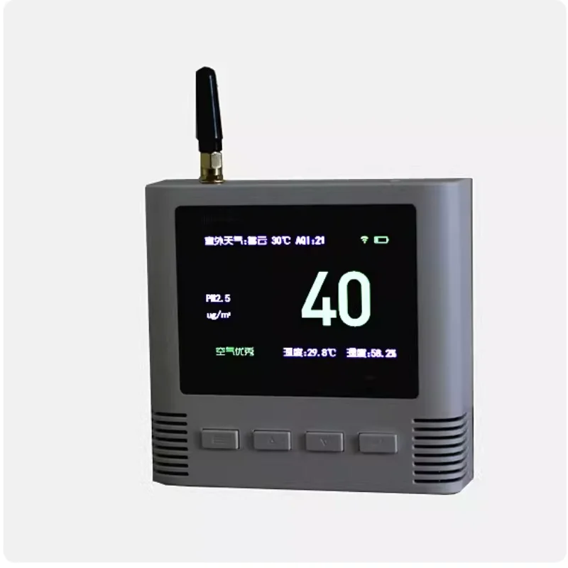 

GPRS air quality detector PM2.5 CO2 temperature and humidity sensor CO2 detector 485 output