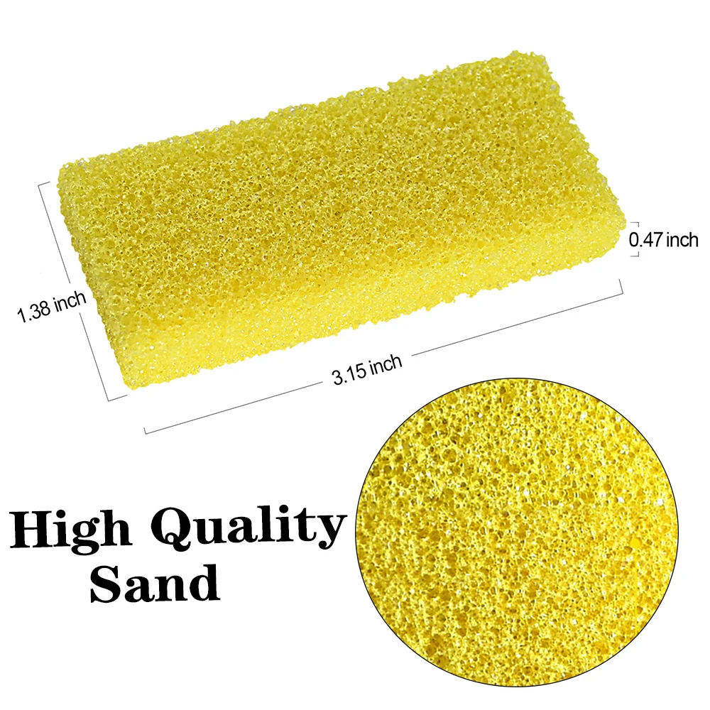 80Pcs Disposable Foot Scrubber Pumice Pads Pedicure Pumice Stone Dead Skin Callus Remover for Feet