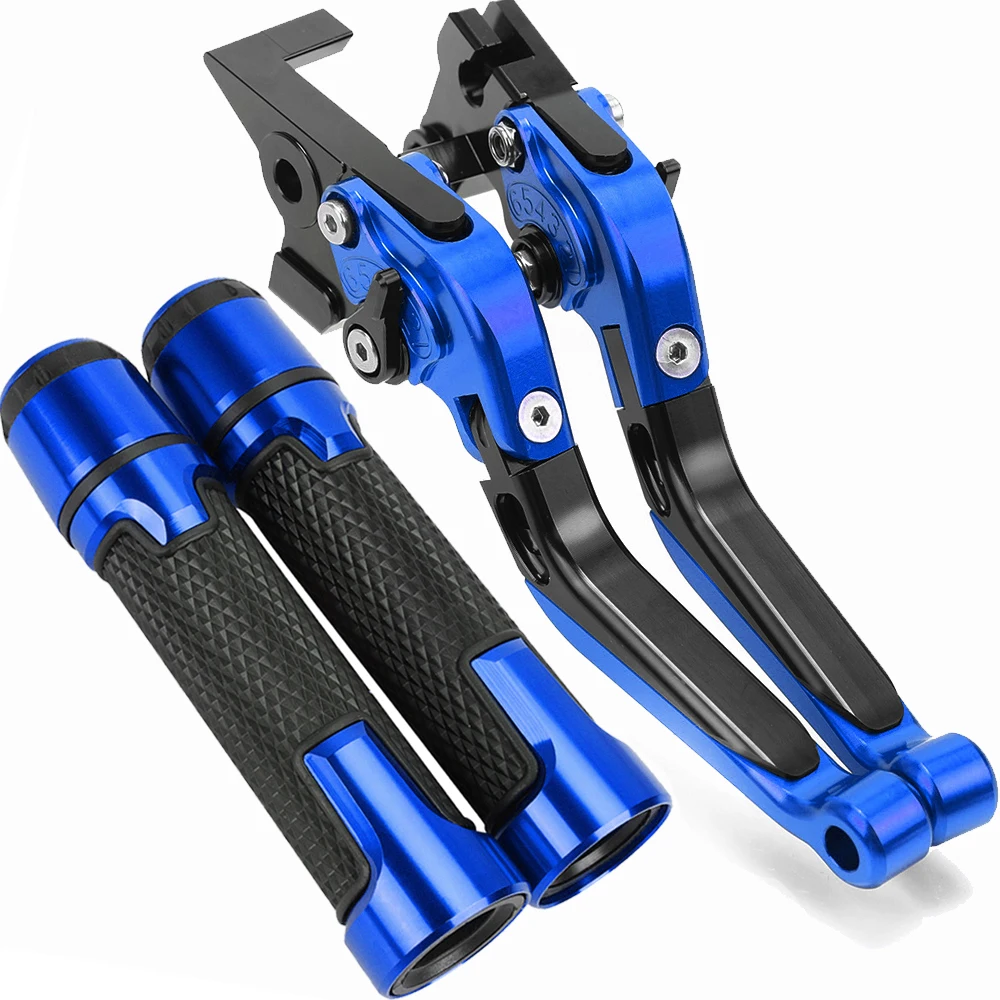 

Motorcycle Accessories Extendable Brake Clutch Levers Handlebar Hand Grips Ends For YAMAHA YZF R1 1999 2000 2001 2002 2003