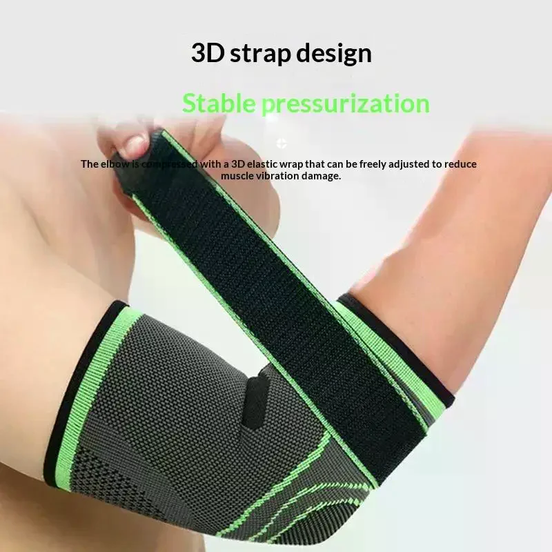 1Pc Elbow Support Elastic Gym Fitness Nylon Protective Pad Absorb Sweat Sports Safety Basketball Arm Sleeve Elbow Brace