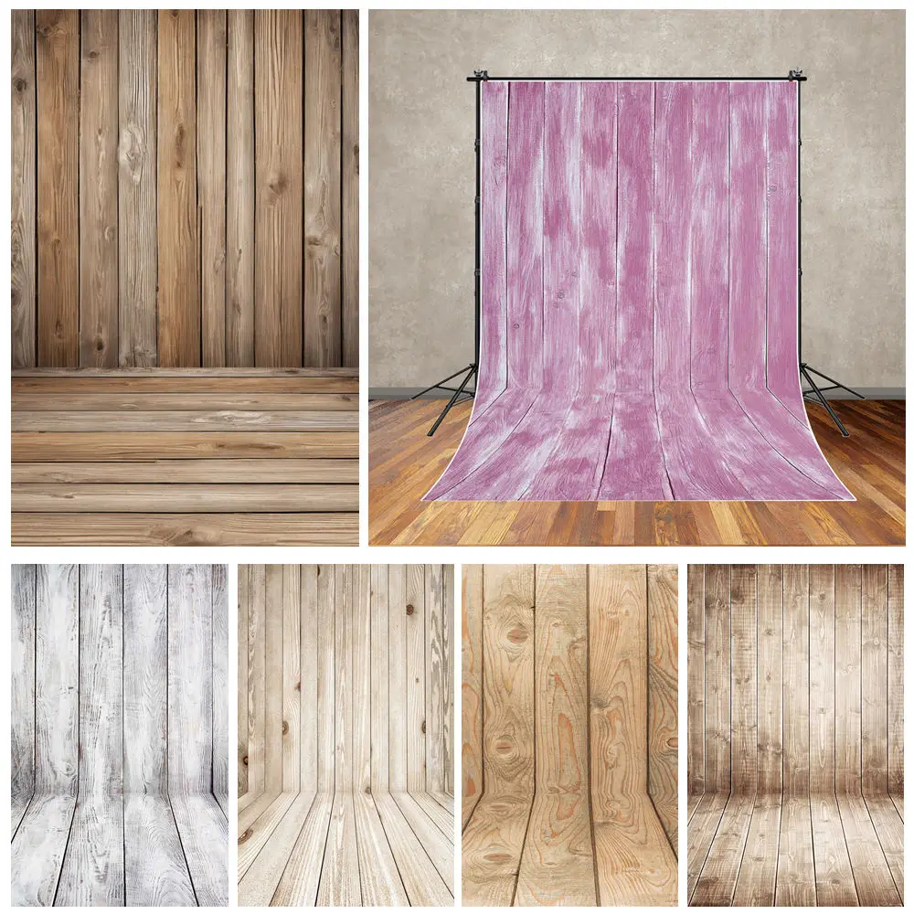 

MOON.QG Wood Board Photobooth White Photography Backdrops For Photography Photo Shooting Accessories Party Decorations Backdrop