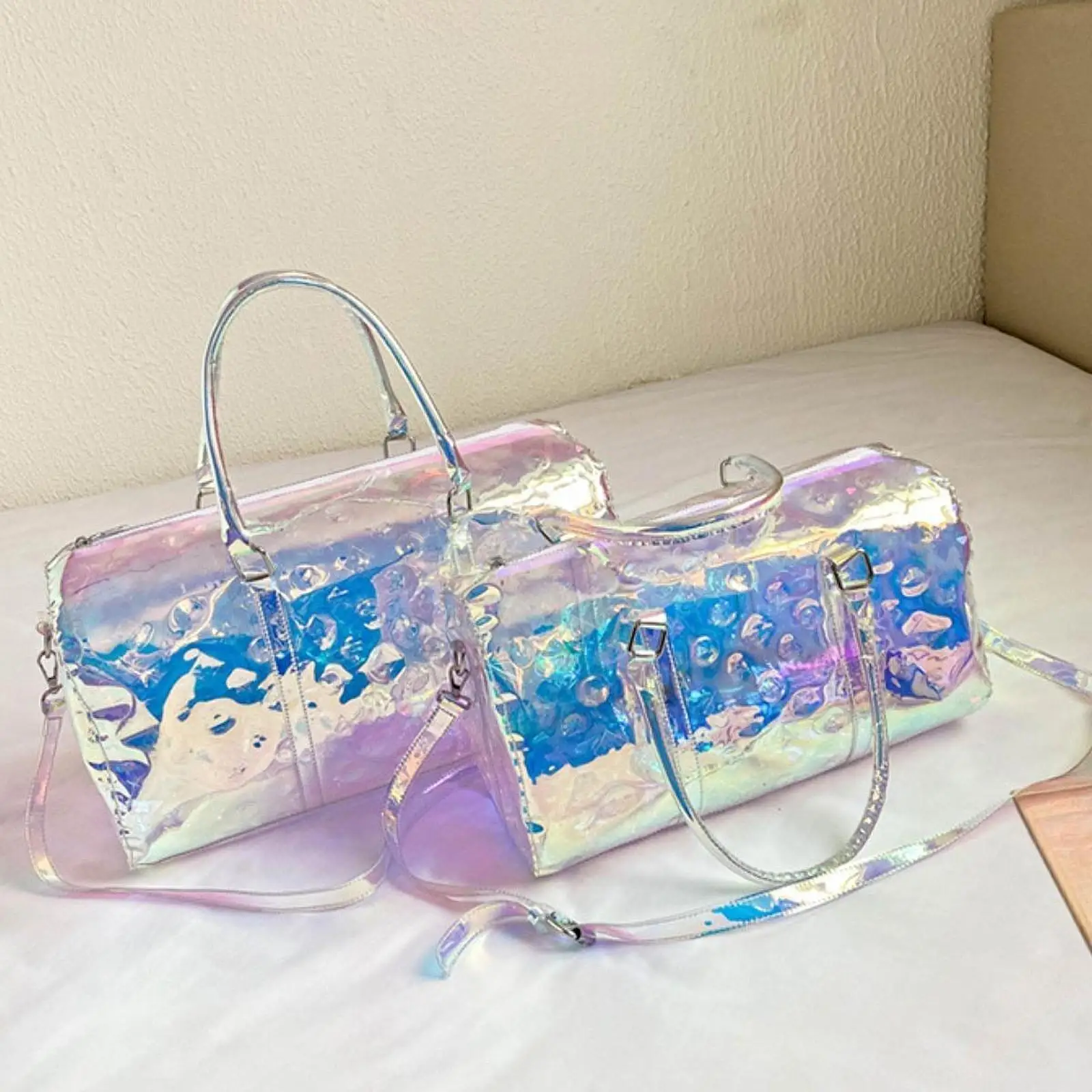 

Travel Duffle Bag Handbag Luggage Bag Detachable Adjustable Shoulder Strap Large Capacity Travel Bag Carry on Sports Duffle Bag