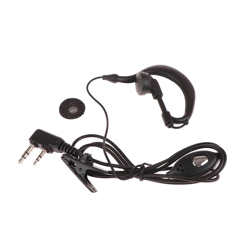 For Baofeng BF-888S UV5R Walkie-Talkie 992 Earwear 2 Pin K Type Walkie Talkie Headset Earphone Wired Two Way Ham Radio Earpiece