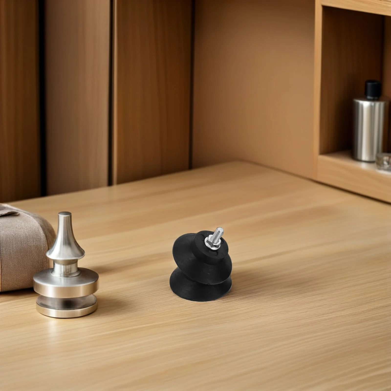 

4pcs Anti Vibration Foot Pad M8 Threaded Rubber Shock Absorbing Pads For Furniture Legs Machinery Equipment Vibration Isolation