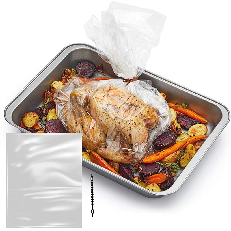 10/20pcs Turkey Bag Oven Roasting Bags Baking Sleeve Slow Cooker Crock Pot Liners for Cooking