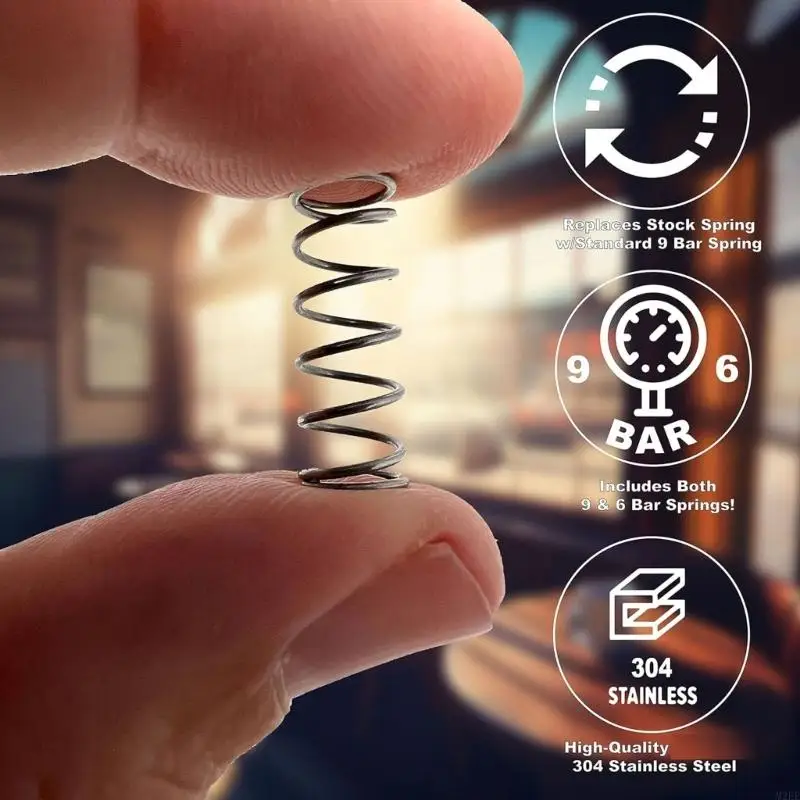 2025 جديد إكسسوارات آلة الإسبريسو طقم الينابيع القابلة للتعديل صينية التنقيط وأنبوب طويل لقطع غيار صانع القهوة