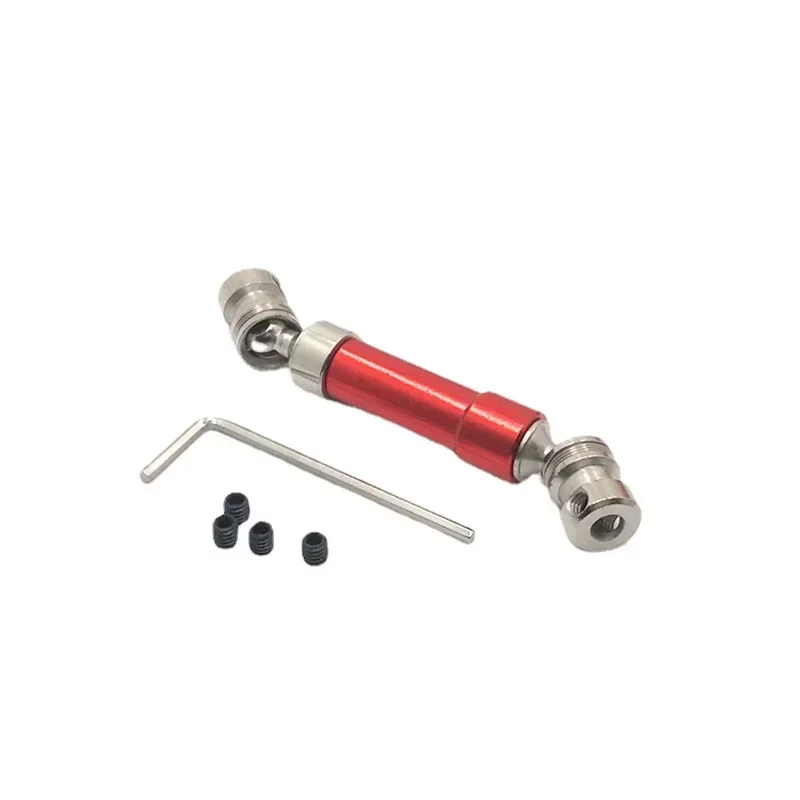 Piezas de Repuesto de coche con Control remoto, eje de transmisión trasero mejorado de Metal para Wltoys 12427, 12423, 12428, 12429