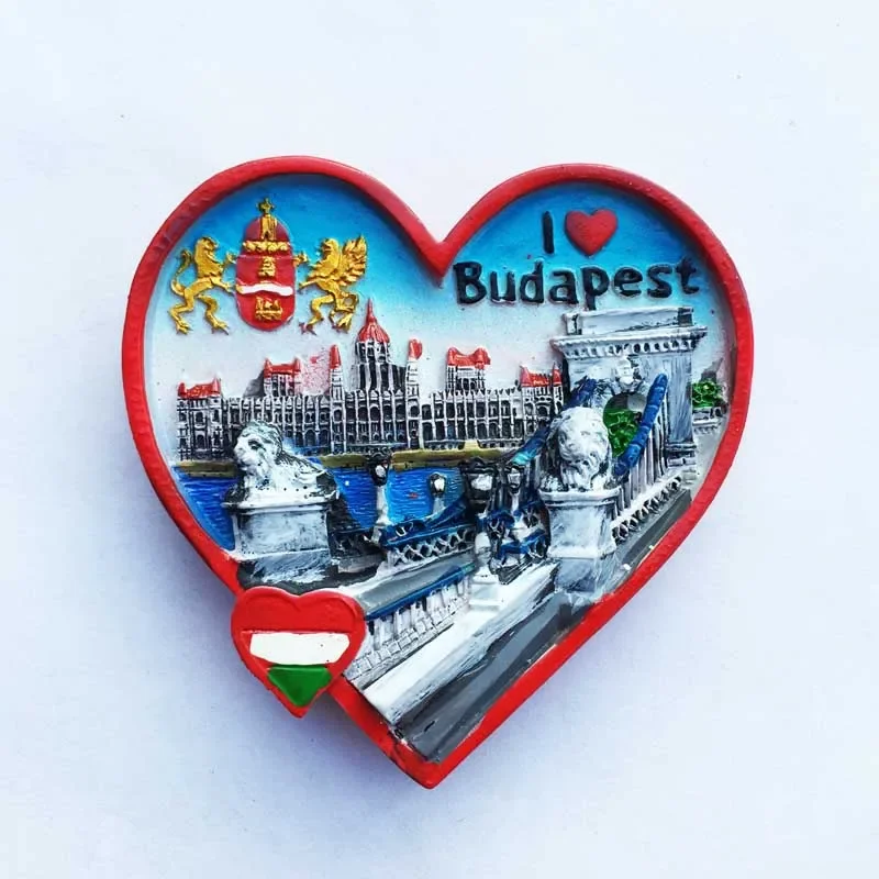 

Hungary Fridge Magnets Budapest Travelling Souvenirs Refrigerator Stickers Photo Wall Magnetic Stickers Home Deocr Wedding Gifts