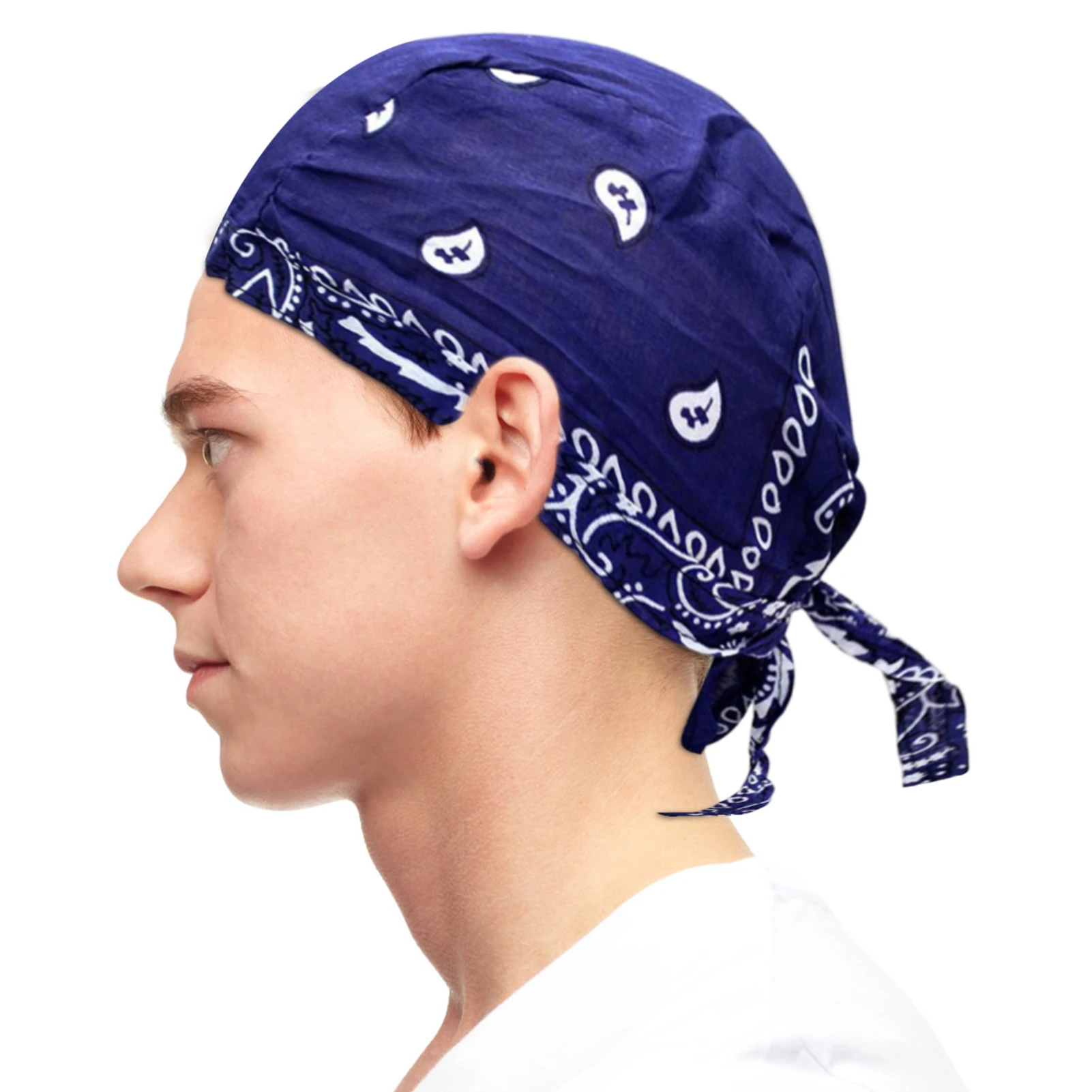 Unisex Cycling Head Wrap Bandana Sweat Wicking Breathable Sports Beanie Caps for Indoor and Outdoor Activities