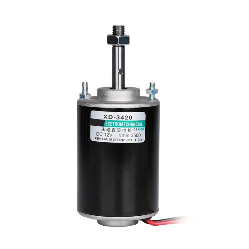 24V 30W Permanent Magnets Motor 7000RPM High Speed Electric Gear Motor Universals Adjustable Reversing Motor Enduring