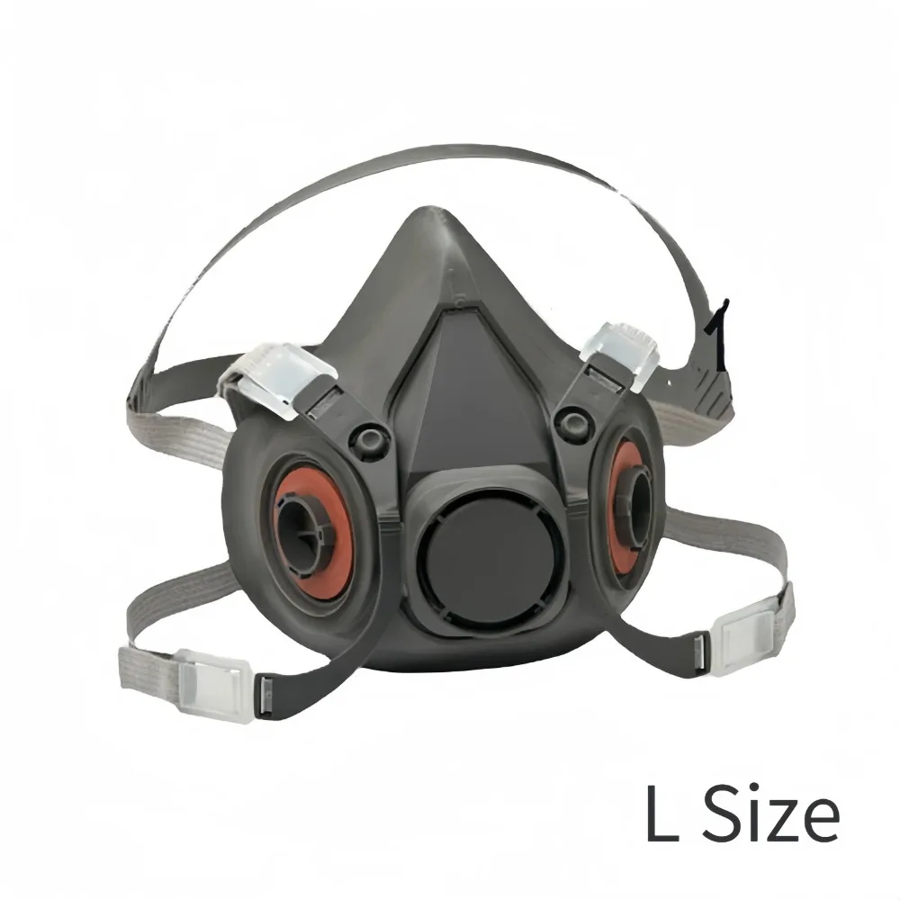 

Industrial 6100 6200 6300 Half Gas Mask S M L Multipurpose Protective Respirator Reusable Spray Paint Work Safety