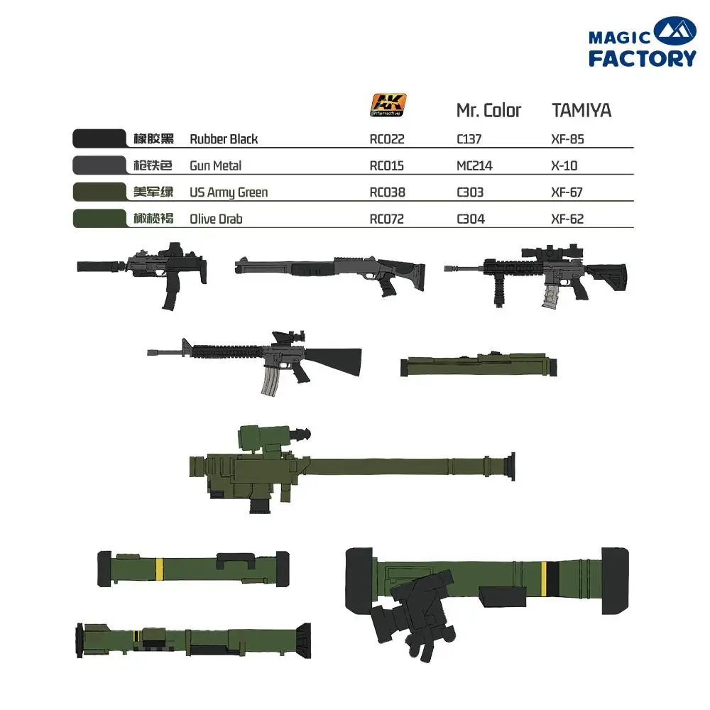 MAGIC FACTORY 2002 1/35 NATO INDIVIDUAL WEAPON SET A