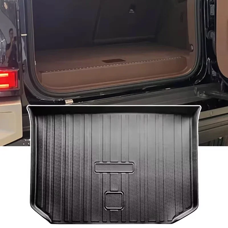 Auto Rear Trunk Mat For GWM Tank 700 Hi4 T Accessories 2024-2026 Storage Box Pad Cargo Liner Waterproof Protective Rubber Mats