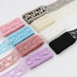 1 Yard/Roll 3.5CM Embroidery Lace Trims Exquisite Sewing Ribbon Apparel DIY Trimmings For Wedding Party Girl Dress Accessories