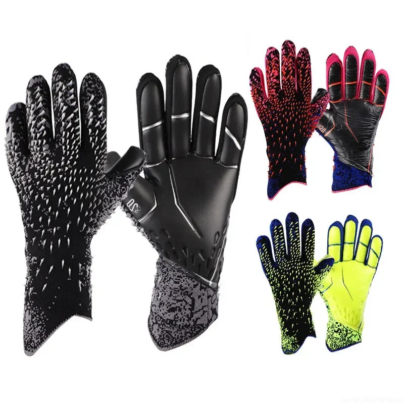 

New Latex Football Goalkeeper Gloves Thickened Football Professional Protection Kids Adult Goalkeeper Soccer Sports Goalie Glove