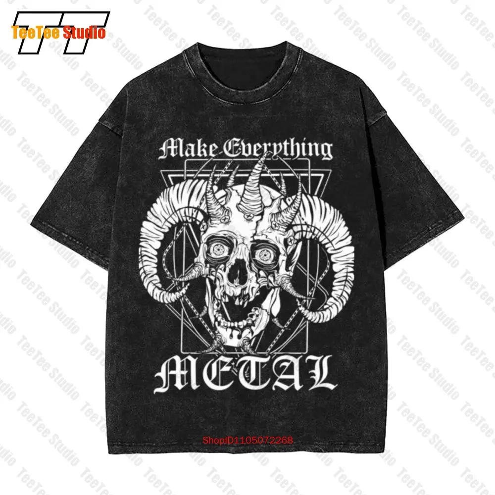 

Винтажная футболка оверсайз Dethklok Metalocalypse, хлопок 100, EVZE