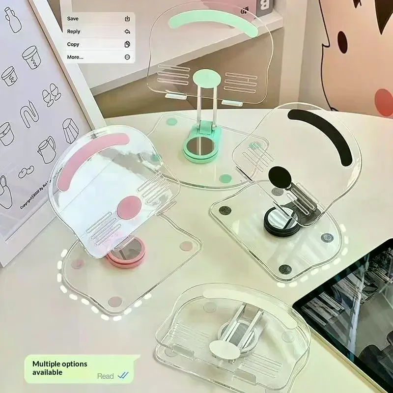 

Универсальный складной держатель для мобильного телефона, вращающийся на 360 градусов поворотный подъемник для планшета, противоскользящий, регулируемый по высоте для iPad/подставки для iPhone