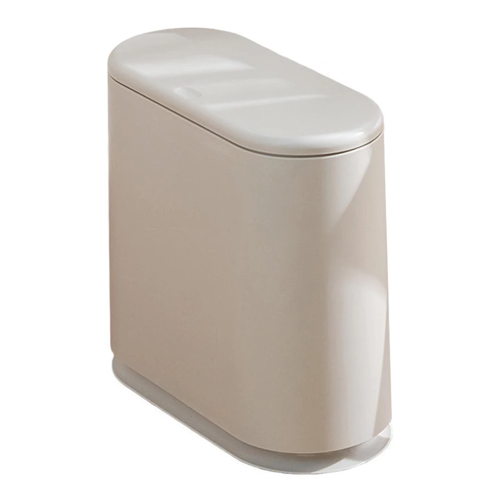 

Creative Space Saving Trash Can for Living Room Bathroom and Toilet Fits in Gaps for Convenient Waste Disposal
