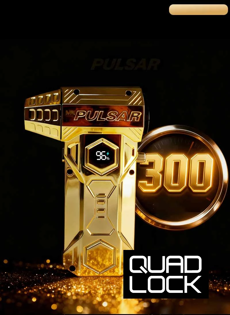 

QUAD LOCK Gold x11 New Violent Turbofan Mini Lighting Camping Outdoor 580000 RPM High-speed Handheld Fan Dust Blower